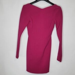 Zara Fuchsia Long Sleeve Dress
